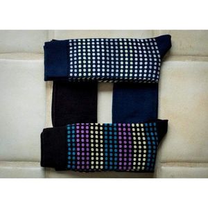 Calcetines de vestir para hombre de algodón peinado, paquete de 2 pares - Product Image 2