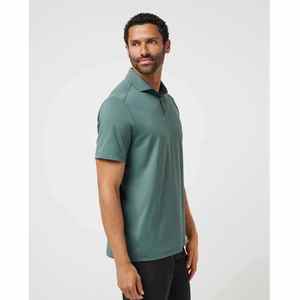 Camiseta polo personalizada de manga corta, talla grande, lisa, para hombre, para el trabajo, con botones. - Product Image 2