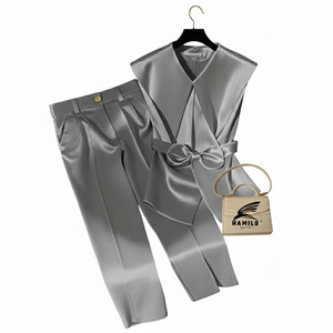 Blazer de Mujer de Último Diseño, Color Sólido, Manga Larga, Botón Único, Blazers de Oficina para Damas, Traje de Mujer, Chaquetas de Negocios para Mujer - Product Image 4