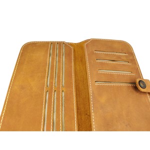 Tarjetero de Diseño Empresarial de Alta Calidad, Plegable en Tres Partes, Personalizado, de Microfibra y Cuero Sintético, con Múltiples Ranuras para Tarjetas, Venta al Por Mayor, MOQ Bajo, Premium - Product Image 6