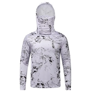 New Design Sublimation Waterproof Breathable Quick Dry UPF 50+ Fishing Clothing Unisex <b>Lightweight</b> Shirts Long Sleeve <b>Hoodie</b> - Product Image 6
