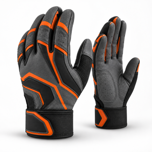 Baseball Batting Gloves Lightweight Durable Comfortable Grip Flexible Design For Baseball Training Practice And <b>Games</b> - Product Image 3