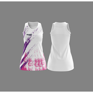 Uniforme de netball personnalisé en sublimation en gros |   Uniforme de netball par sublimation avec logo, nom et numéro de l'équipe |   Polyester respirant - Product Image 1