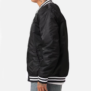 Vestes Letterman personnalisées brodées, vestes universitaires en mélange de laine avec manches en cuir, style streetwear, fourniture OEM - Product Image 5