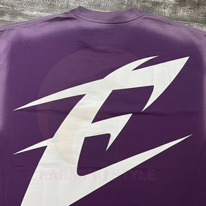 Camiseta Retro Lavada de 250g, de Manga Corta, Holgada, de Algodón, Unisex, para Hombre - Product Image 6