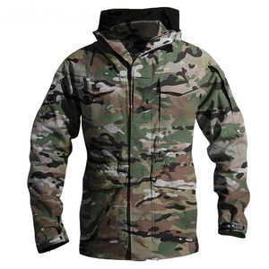 Veste tactique d'hiver unisexe de haute qualité, couleur personnalisée, avec fermeture éclair et motif camouflage - Best-seller Street Wear - Product Image 1
