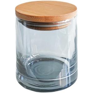 Bulk Luxury 270ml Electroplating Dazzling Grey Amber Handmade Eco-Friendly Home Decoration Empty Christmas Gifts Candle <b>Stand</b> - Product Image 3