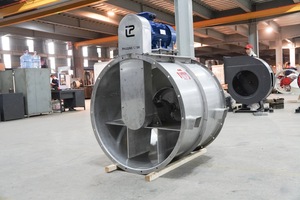 Ventilateur axial à tube en acier inoxydable à entraînement par courroie, diamètre de lame 400-1500 mm, certifié CE, APL-8-9I, usage industriel - Product Image 5