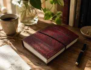 Handmade Elephant Embossed Leather Journal, Vintage Travel <b>Diary</b>, Genuine Leather Notebook, Rustic Writing Journal Gift - Product Image 1