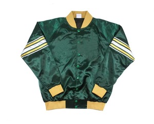 Chaqueta de Satén Lisa de Buena Calidad para Hombre, Estilo Collage, Chaqueta Varsity Personalizada, Chaquetas de Satén Baratas al por Mayor - Product Image 3