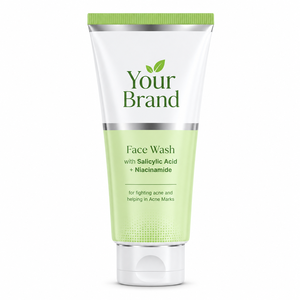 Nettoyant Visage Hydratant en Gel Marque Blanche en Gros avec Niacinamide et Acide Salicylique pour Tous Types de Peaux – Combat l'Acné et Contrôle le Sébum - Product Image 1