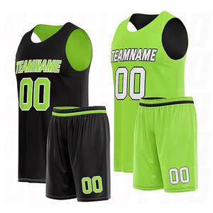 Uniforme de Baloncesto Profesional Personalizado en Negro y Amarillo, Ropa de Baloncesto Sublimada, Conjunto de Camiseta y Pantalones Cortos de Buena Calidad - Product Image 1