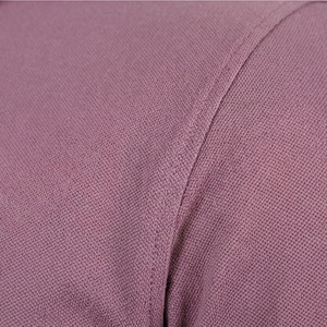 Polo piqué violet à manches courtes pour homme, décontracté, respirant, en maille unie, coupe classique - Product Image 5