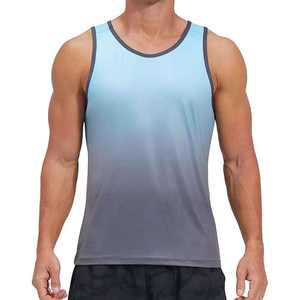 Débardeurs de sport personnalisés en coton tricoté 100 % respirant à séchage rapide, imprimés par sublimation intégrale, sans coutures, pour hommes et femmes - Product Image 4
