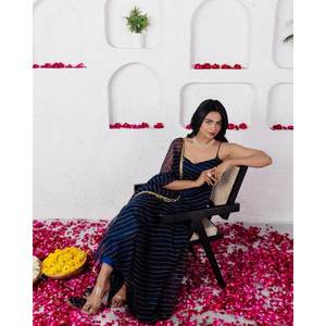 ชุด anarkali ออกแบบด้านล่างและ dupatta สำหรับงานปาร์ตี้สวมใส่ขนาด XS - Product Image 1