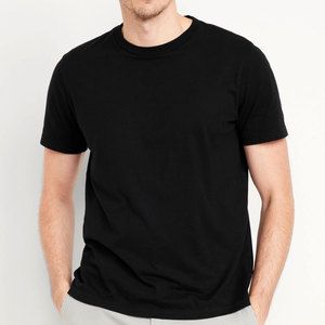 Custom Wholesale Men's 100% Cotton Formal O-Neck <b>Short</b> <b>Sleeve</b> Loose Fit Patterned T-Shirt with Anti-Pilling 230g Fabric - Product Image 1