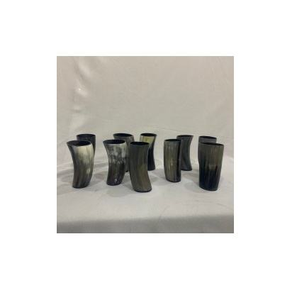 Vaso de Whisky de Vidrio Natural con Tapa y Base de Madera Hecha a Mano, Ecológico y Clásico para Beber Bourbon, MULTI CRAFT - Product Image 1