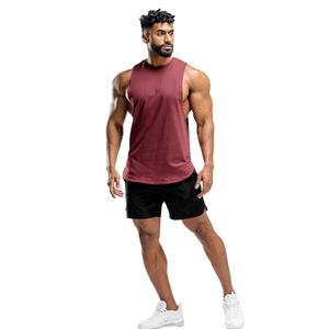 เสื้อกล้ามคอกลมสำหรับผู้ชายเสื้อแขนกุดน้ำหนักเบาพิมพ์โลโก้ได้ตามต้องการ - Product Image 6