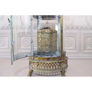 Highest Quality <b>Brass</b> Cylindrical <b>Lantern</b> with Candle Holder Durable Finish for Home Decoration - Product Image 6