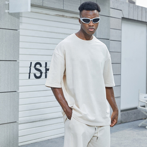 Conjunto de Camiseta y Pantalones Cortos de Verano de Alta Calidad, Cómodo, con Logotipo Personalizado, Tallas Grandes, Tejido de Poliéster y Algodón, Conjuntos Dobles en Oferta - Product Image 6