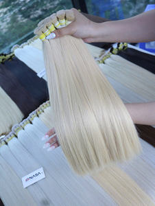 Cheveux humains de qualité supérieure, 100% vierges, naturels, vietnamiens, lisses, super double trame, prix d'usine, vente en gros - Product Image 4