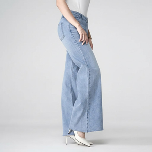 Jeans pour femmes de qualité supérieure, pantalons extensibles, pantalons skinny évasés en denim pour femmes, vêtements en denim tendance pour femmes, pantalons en denim pour femmes - Product Image 4