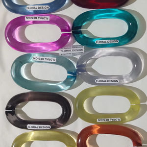 โซ่เรซิ่นหลากสีสันรักษ์โลก  สามารถปรับแต่งโลโก้ได้ มีทั้งขนาดใหญ่และขนาดเล็ก ของตกแต่งบ้านโดยงานฝีมือของซานียา - Product Image 1