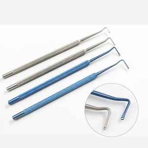 Instruments microchirurgicaux, équipement de microscopie ophtalmique, crochet pour strabisme en acier, manuel, certifié CE ISO13485 par SurgiRight - Product Image 2