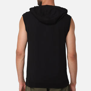 Manufacturer Supply Custom US Size 2026 Summer Streetwear Tank Top for <b>Men</b> <b>Sleeveless</b> Thermal <b>Hoodies</b> 100% Cotton Blends - Product Image 3