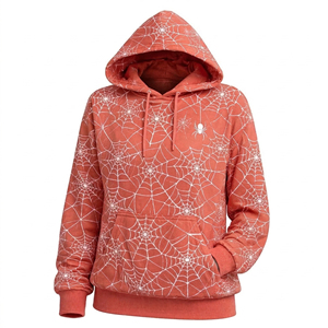 Sudadera con Capucha Estampada de Araña para Hombre, Estilo Urbano, con Logo Personalizado, de Forro Polar de Poliéster, Cómoda y Casual para Invierno - Product Image 1