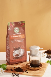 รสชาติเข้มข้น กาแฟคั่วบด 100% คั่วระดับกลาง บ่ม 18 เดือน กาแฟธรรมชาติ ความชื้น 5% กาแฟโรบัสต้าเวียดนาม QQ Eco Coffee - Product Image 5