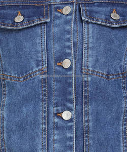 Vente en gros et étiquettes de marque originales personnalisées, vestes en Denim pour femmes, manches longues, boutons, Jeans en fourrure polaire - Product Image 4