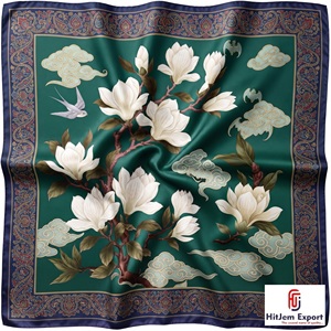 Custom Premium Square Scarves Lightweight Fabric Fashion Accessories OEM Manufacturer Zanzibar Custom Fabric Products Bulk - Product Image 6