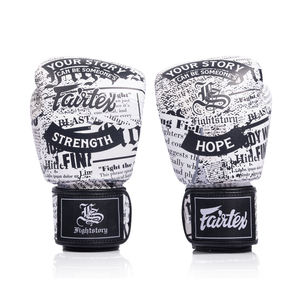 Guantes de Boxeo Fairtex de Piel de Vacuno Genuina de Alta Calidad, Estilo Nuevo, Profesionales, para Entrenamiento y Sparring de Artes Marciales Mixtas (MMA) - Product Image 1
