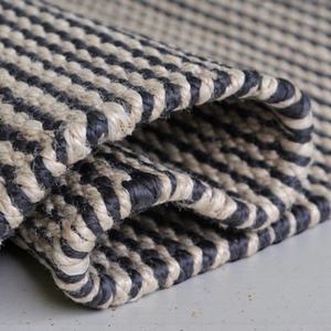 Alfombra Plana Tejida a Mano con Rayas Abstractas de Lana, Alfombra Ecológica para Mascotas, Ideal para Sala de Estar y Dormitorio - Product Image 1