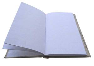 สมุดโน้ตปกแข็งสีครีมแบบกำหนดเอง พร้อมดีไซน์พิมพ์บนกระดาษ เข้าเล่มแบบกาว - Product Image 3