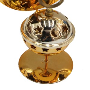 Decoración de Ramadán de Alta Calidad en Metal Dorado con Forma de Luna y Estrella, Adornos Pequeños para Interiores de Ramadán Kareem - Product Image 6