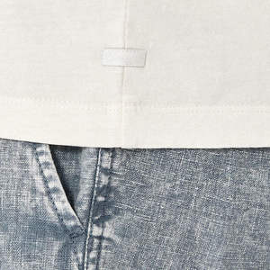 Custom Logo <b>Men's</b> Casual Acid Wash Denim Shorts Elastic Waist <b>Drawstring</b> Summer Beach Streetwear Cotton <b>Jean</b> Shorts for <b>Men</b> - Product Image 5