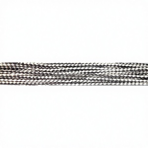 Trendy Double Colour Black & White Round Bolo <b>Braided</b> Leather Cords Handmade for Jewelry Making 5mm - Product Image 1