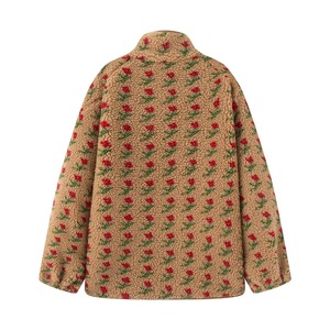 Nueva Chaqueta de Mujer Estilo Europeo y Americano, Moderna, Sencilla, Versátil, con Estampado Floral, de Manga Larga - Product Image 4