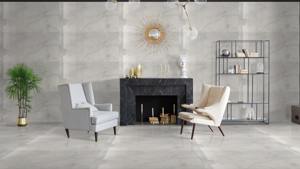 Azulejos de Porcelana Esmaltada con Aspecto Natural y de Mármol de 600x1200mm para Pisos y Paredes, Diseño de Interiores Moderno - Product Image 6