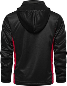 Conjunto de chándal de poliéster para correr, Pantalón deportivo con capucha, jersey de manga larga con cremallera, ropa para gimnasio - Product Image 4