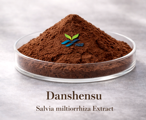 Suministro directo de fábrica HGO de extracto puro natural de Salvia miltiorrhiza (grado alimenticio) Especificación Danshensu 20% - Product Image 1