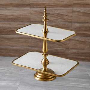 Luxury Metal gold <b>cake</b> stand dessert stand wedding <b>cake</b> stand metal <b>cake</b> stand cupcake stand mirror <b>cake</b> stand display stand par - Product Image 4