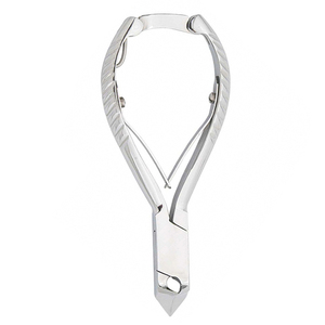 Double Spring Adjustable Back Lock Pedicure Nail Cutters Stainless Steel Heavy Duty Nail Cutters Moon Shaped Blade Nail Clippers - Product Image 2