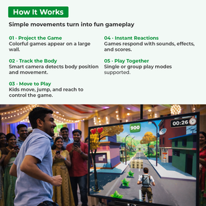 Jeu interactif d'aventure en jungle avec suivi de mouvement pour les zones de jeux et les événements pour enfants |   INEK00028 - Product Image 4