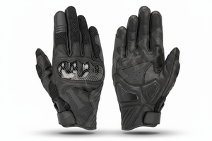 Whole Sale Genuine Leather Motorcycle Riding Gloves Custom Printed Own Logo Design Anti <b>Slip</b> Protective Motorbike Racing Gloves - Product Image 4