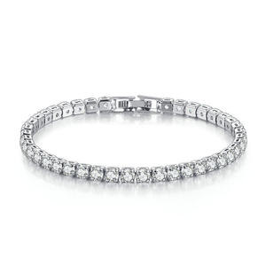 Pulsera de tenis de moda estilo hip hop con diamantes naturales tallados, chapada en oro de 14k, corte brillante, certificada por IGI, para mujer, producto a granel - Product Image 4