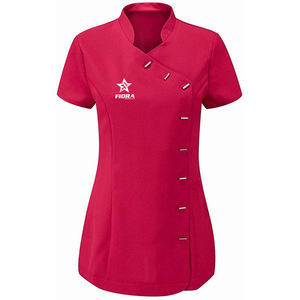 Uniforme de Trabajo para Mujer, Estilo Túnica, Color Rosa, para Spa, Peluquería, Salón de Belleza, Uniformes Médicos para Masajes, Terapeutas de Uñas, Clínicas Dentales y Doctores - Product Image 4