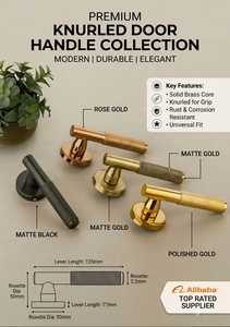 Mortis Lever <b>Lock</b> for Wooden Interior <b>Doors</b> Modern Cylinder Design Hotel Kitchen Use Easy Installation Premium Minimalistic Look - Product Image 1